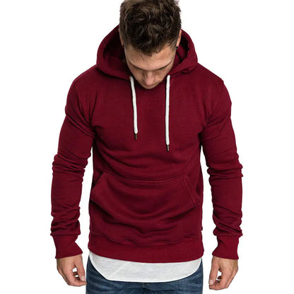 Men's Trendy Solid Color Plus Velvet Loose Jacket