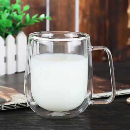 Dual-Wall Borosilicate Glass Tumbler