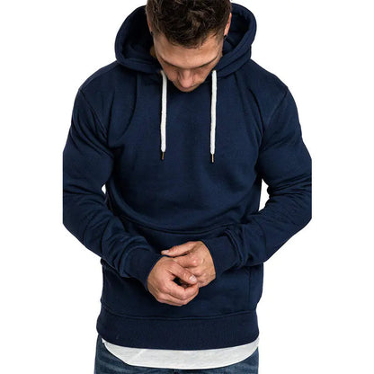 Men's Trendy Solid Color Plus Velvet Loose Jacket