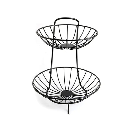 Metal Fruit Bowl - Creative Iron Art Design for Home
