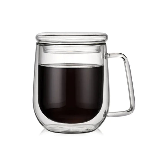 High Borosilicate Double-Wall Glass Cup