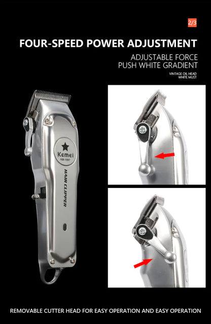 Kemei ProStyle Rechargeable Hair Clipper