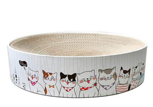 Purrfect Round Cat Scratcher Bed