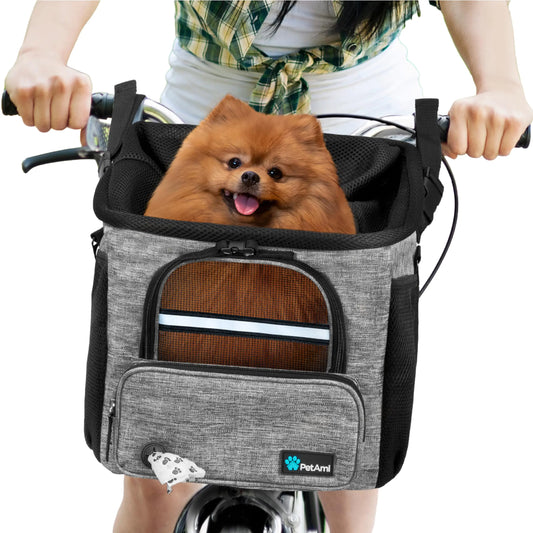 PetAmi Ventilated Dog Bike Basket