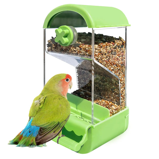 Spill-Free Parrot Feeder - Ideal for Caged Birds