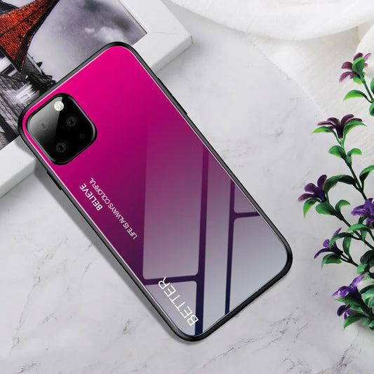 Chic Gradient Glass iPhone Case