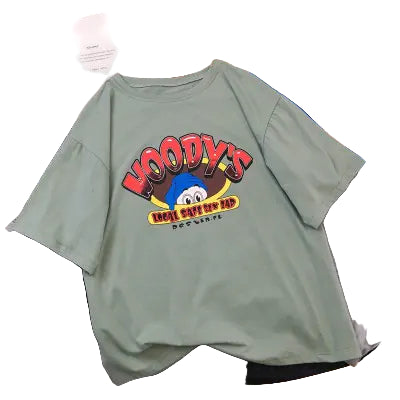 Cartoon Donald Duck Short Sleeve T-Shirt