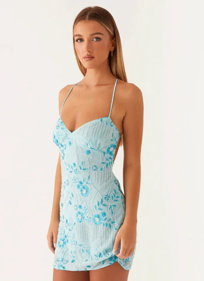 Backless Mini Dress