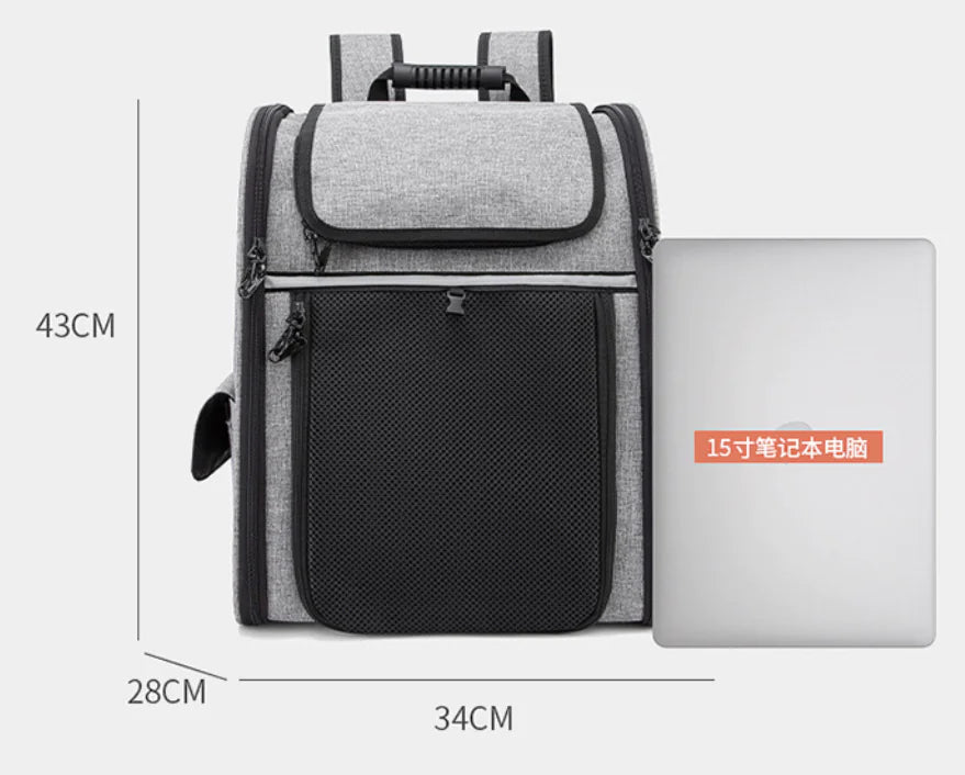 Travel-Ready Pet Backpack Carrier