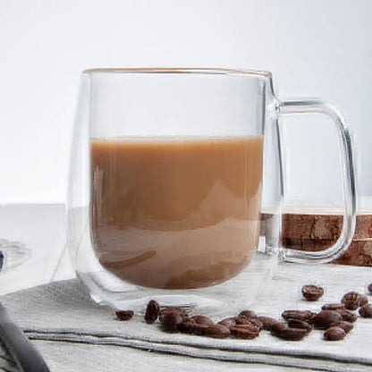 High Borosilicate Double-Wall Glass Cup