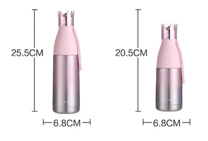 Crown Insulated Cup, 304 Stainless Steel Gradient Mug