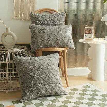 Modern Jacquard Throw Pillow Cover (Multi-Size)