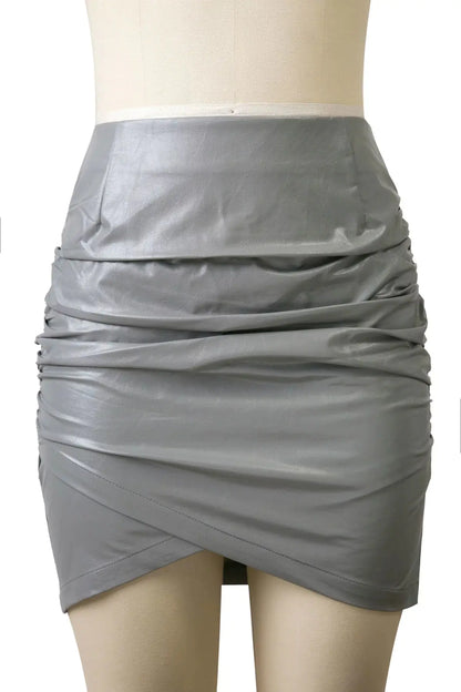 Bodycon Leather Pencil Skirt