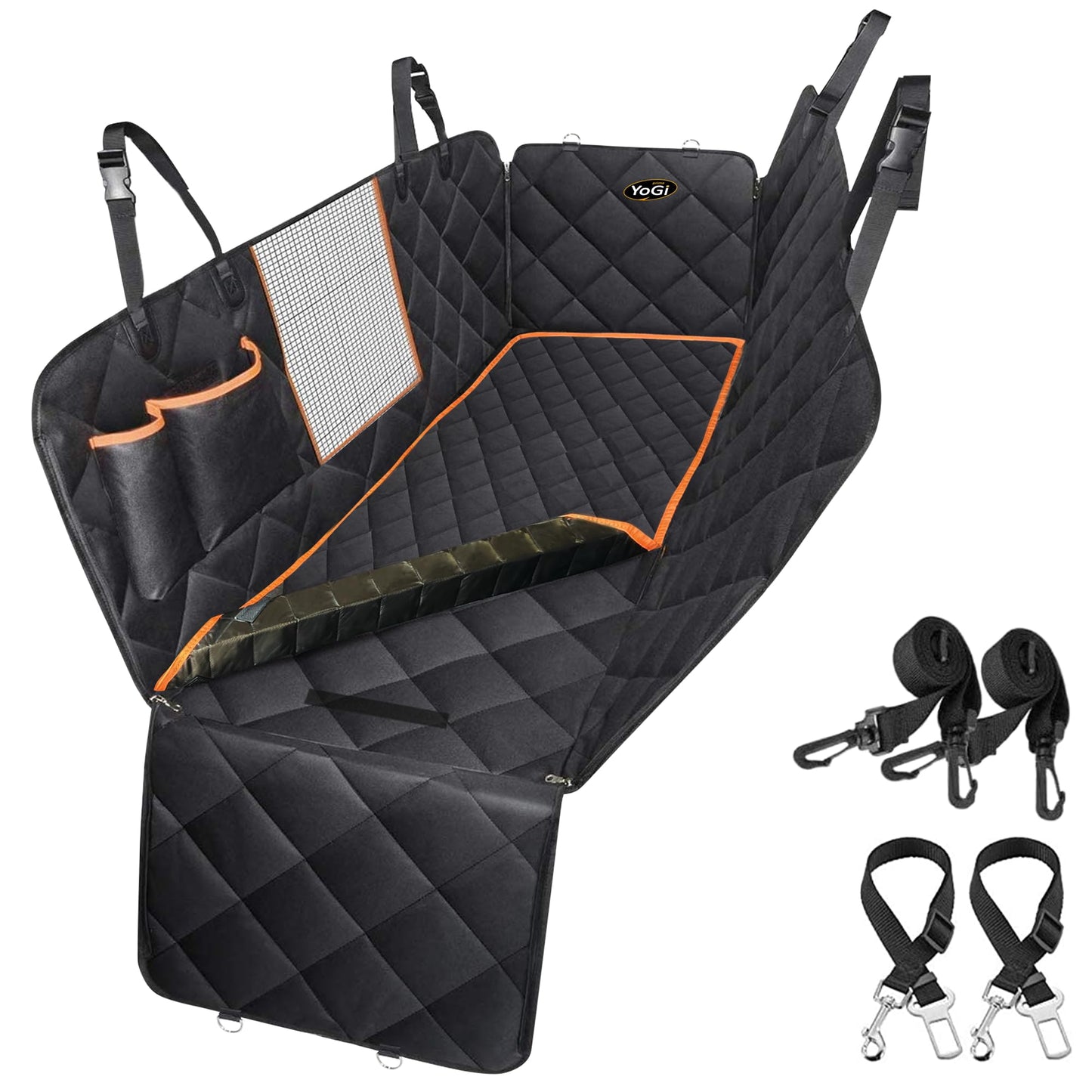 LuxPet SUV Dog Seat Cover with Mesh Window