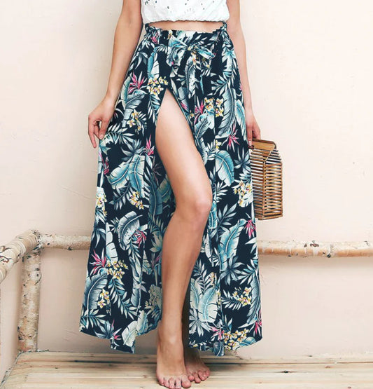 Printed Long Skirt