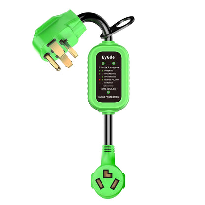 4-to-3 Prong Dryer Adapter with Surge Protection