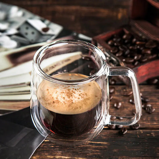 Dual-Wall Borosilicate Glass Tumbler
