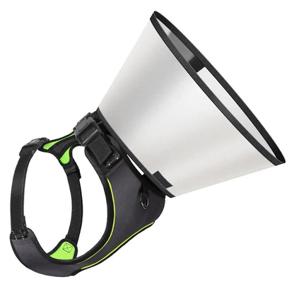 Multi-Function Dog Recovery Cone and Harness - Anti-Lick, Escape-Proof