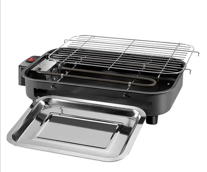 Square Smokeless Electric Grill with Temperature Control