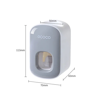 Automatic Wall-Mounted Toothpaste Dispenser with Gears