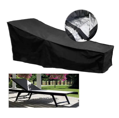 Oxford Cloth Outdoor Lounge Chair Cover, Dust & Rain Proof
