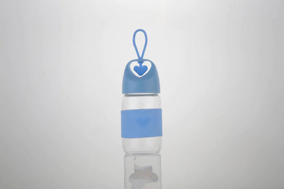 Heart-Shaped Glass Water Cup