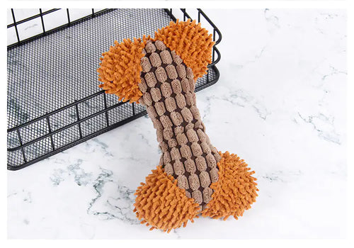 ChewSafe Plush Dog Bone