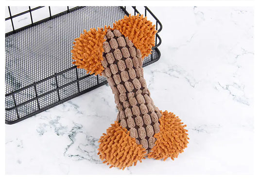 ChewSafe Plush Dog Bone