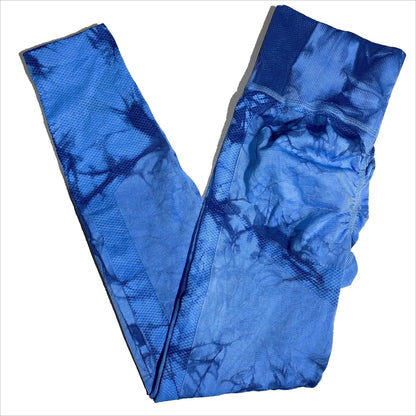 High-Waist Jacquard Yoga Pants for Hip Lifting