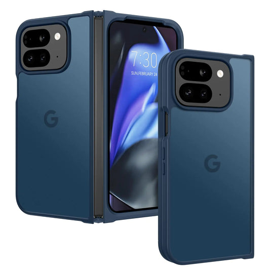 BENTOBEN Pixel 9 Pro Fold Navy Case, Lightweight Shockproof Cover