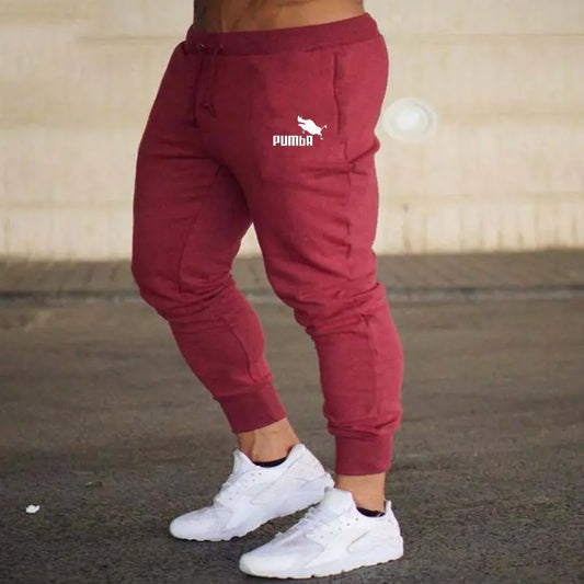 European American Printed Casual Fitness Trousers