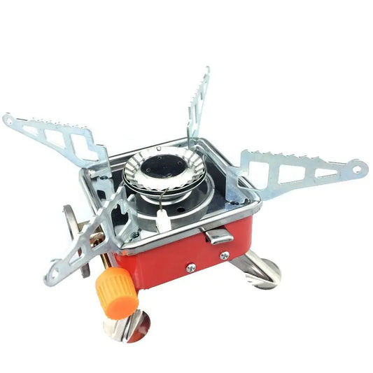 Outdoor Camping Square Stove for Butane Canisters