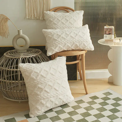 Modern Jacquard Throw Pillow Cover (Multi-Size)