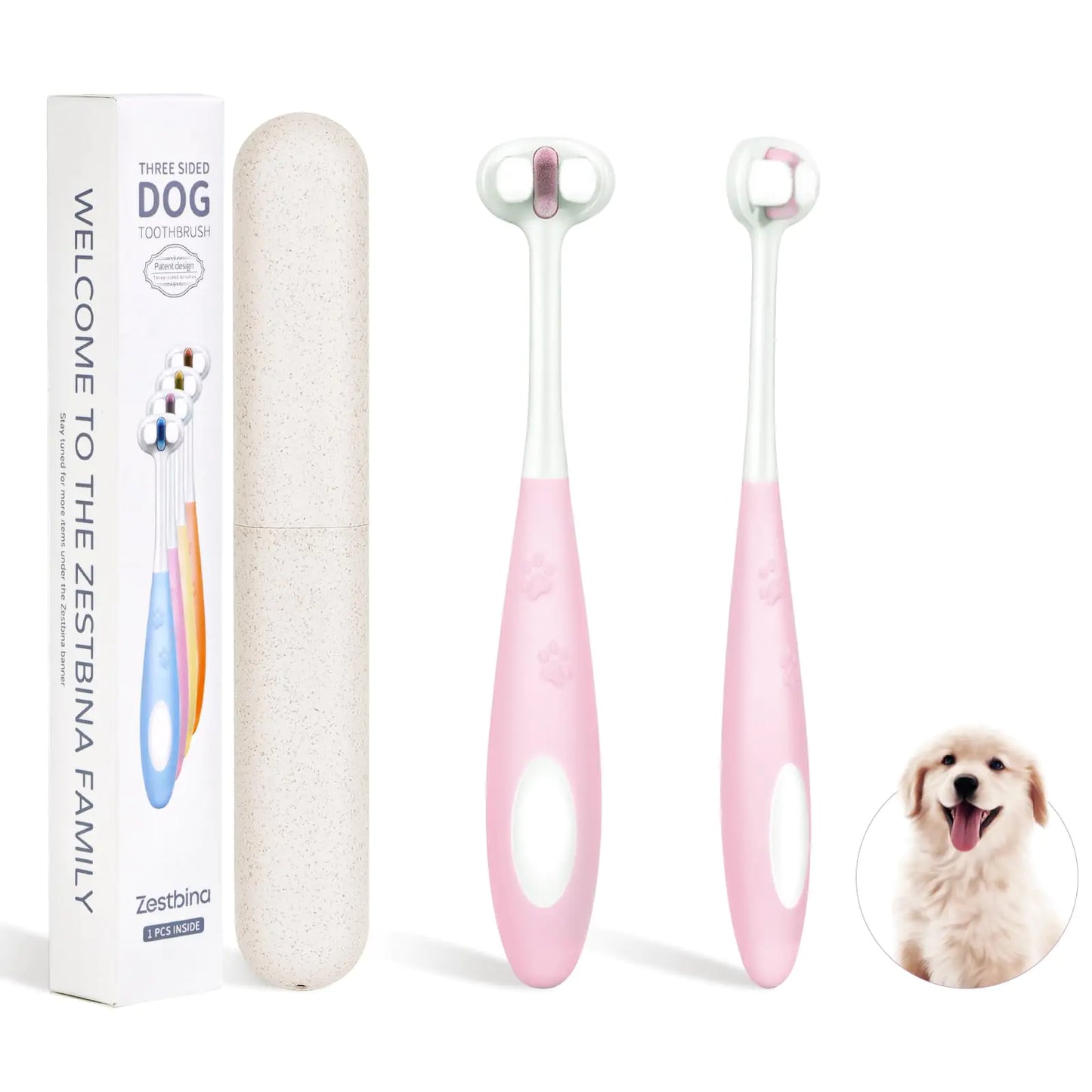 TriBrush Nano Soft Pet Toothbrush Kit