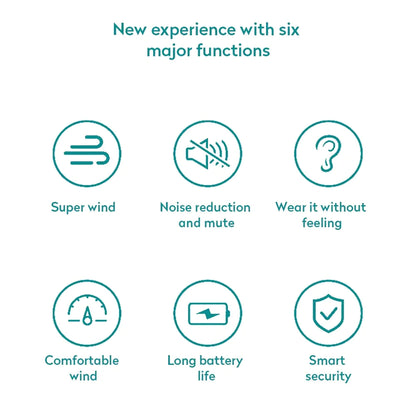 SilentAir NeckFan - USB Compact Cooler