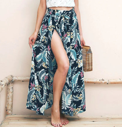 Printed Long Skirt
