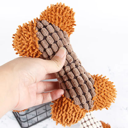 ChewSafe Plush Dog Bone