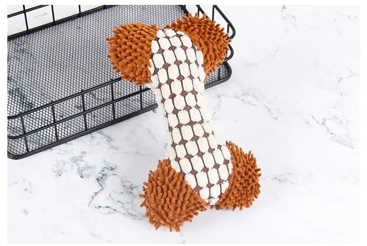 ChewSafe Plush Dog Bone