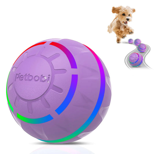 Petbobi Dynamo Dog Ball - Interactive LED Toy for Dogs