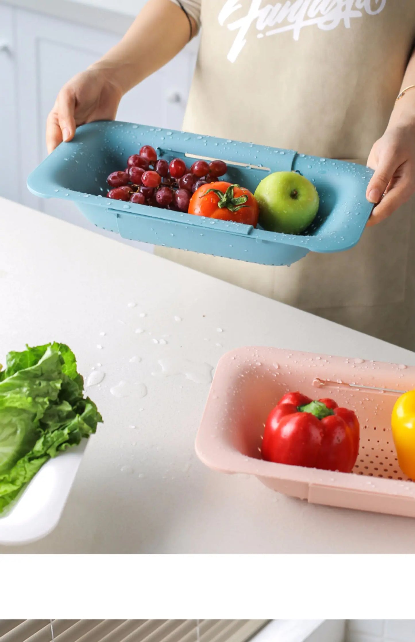 Multi-Use Kitchen Organizer Rack